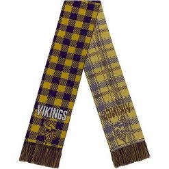 Cheapest 💯 Unbranded FOCO Minnesota Vikings Plaid Color Block Scarf 🤩