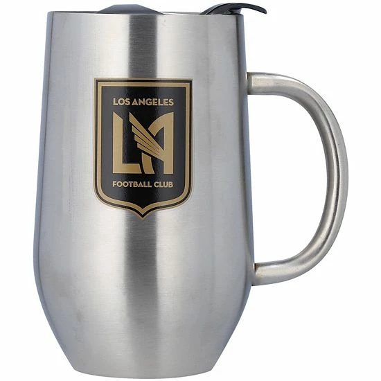 Brand new ๐คฉ Unbranded LAFC 10oz. Stainless Steel Tumbler With Handle ๐ - Image 2