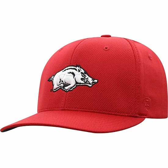 Outlet 👍 Unbranded Men's Top Of The World Cardinal Arkansas Razorbacks Reflex Logo Flex Hat ✔️ - Image 2