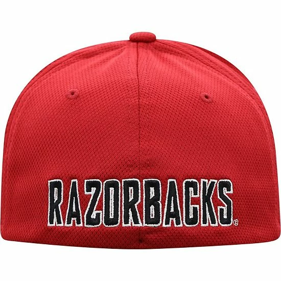 Outlet 👍 Unbranded Men's Top Of The World Cardinal Arkansas Razorbacks Reflex Logo Flex Hat ✔️ - Image 4