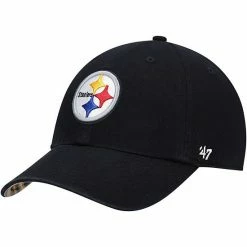 Cheap ⌛ Unbranded Men's '47 X Zubaz Black Pittsburgh Steelers Undervisor Clean Up Adjustable Hat 🔥