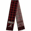 Coupon ⭐ Unbranded FOCO Atlanta Braves Plaid Color Block Scarf 🔔