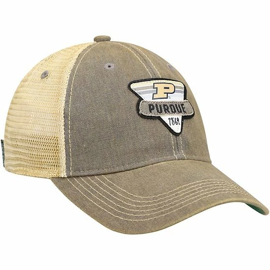 Hot Sale ๐ Unbranded Men's Gray Purdue Boilermakers Legacy Point Old Favorite Trucker Snapback Hat ๐ - Image 3