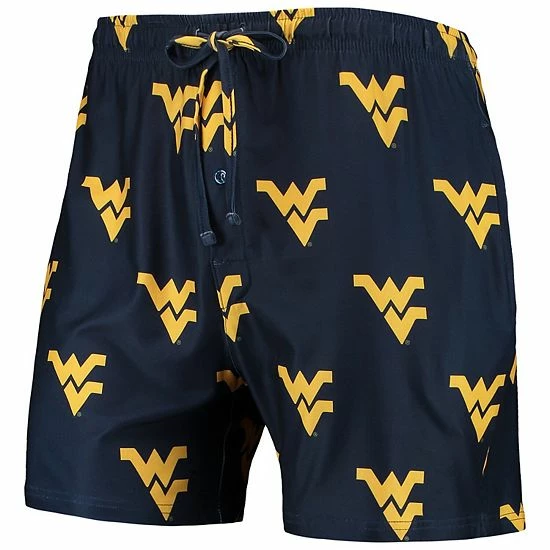 Promo ๐ Unbranded Men's Concepts Sport Navy West Virginia Mountaineers Flagship Allover Print Jam Shorts ๐งจ - Image 3