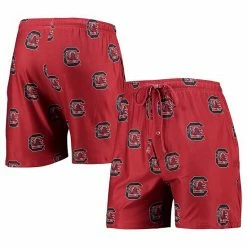 Promo 🔔 Unbranded Men's Concepts Sport Garnet South Carolina Gamecocks Flagship Allover Print Jam Shorts 😍