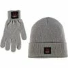 Deals 🔥 Unbranded 👩 Women's ZooZatz Heathered Gray Houston Dynamo FC Cuffed Knit Hat & Gloves Set ✔️