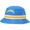 Budget ✔️ Unbranded Men's '47 Blue Los Angeles Chargers Striped Bucket Hat 🔥