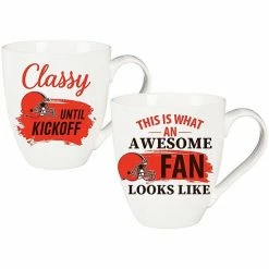 Deals ✨ Unbranded Cleveland Browns Team 16oz. Ceramic Mug Gift Set 😉
