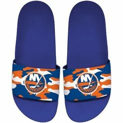 Brand new ✨ Unbranded Men's ISlide New York Islanders Camo Motto Slide 🩴 Sandals 🎁