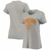 Coupon 🥰 Unbranded 👩 Women's Alternative Apparel Heathered Gray Tennessee Volunteers Keepsake College Seal T-Shirt 💯
