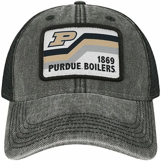 Brand new 🤩 Unbranded Men's Black Purdue Boilermakers Sun & Bars Dashboard Trucker Snapback Hat 🥰 - Image 3