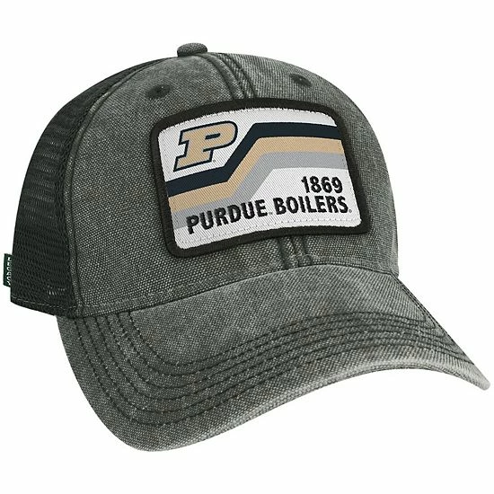 Brand new 🤩 Unbranded Men's Black Purdue Boilermakers Sun & Bars Dashboard Trucker Snapback Hat 🥰 - Image 4