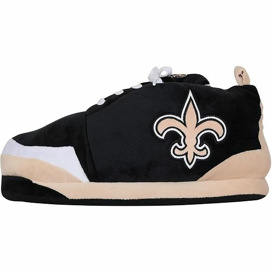 New ✨ Unbranded Men's FOCO New Orleans Saints Plush 👟 Sneaker Slippers ⌛ - Image 3
