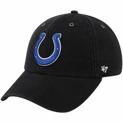 Best Pirce 🧨 Unbranded Men's Carhartt X '47 Black Indianapolis Colts Team Clean-Up Adjustable Hat 🎁