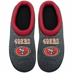 Discount 👍 Unbranded Men's FOCO San Francisco 49ers Cup Sole Slippers 👍