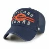 New 🎉 Unbranded Men's '47 Navy Chicago Bears Highpoint Trucker Clean Up Snapback Hat 🧨