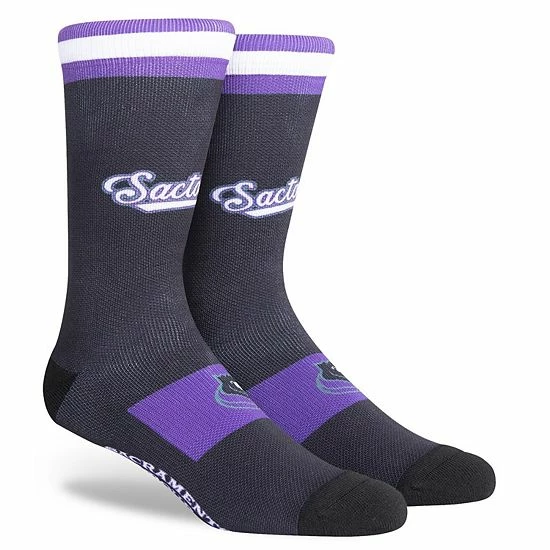 Cheap ๐ฅ Unbranded Men's Black Sacramento Kings 2021/22 City Edition Crew ๐งฆ Socks ๐ฅ