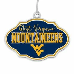 Coupon 🌟 Unbranded West Virginia Mountaineers Frame Holiday Ornament 💯