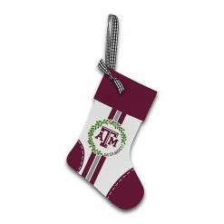 Coupon 🧨 Unbranded Texas A&M Aggies Wood Stocking Ornament 😀
