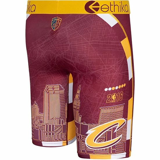 Cheap โ Unbranded Youth Ethika Wine Cleveland Cavaliers 2021/22 City Edition Boxer Briefs ๐ - Image 3