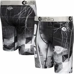 Cheap ✔️ Unbranded Youth Ethika Black Oklahoma City Thunder 2021/22 City Edition Boxer Briefs 🎁