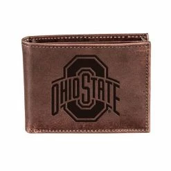 Discount ✨ Unbranded Brown Ohio State Buckeyes Bifold Leather Wallet ❤️