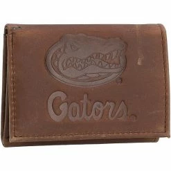 Discount 😍 Unbranded Florida Gators Leather Team Tri-Fold Wallet 😀