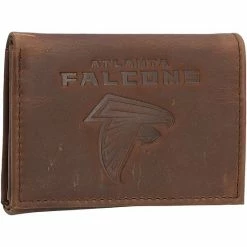 New 🌟 Unbranded Atlanta Falcons Leather Team Tri-Fold Wallet 👏
