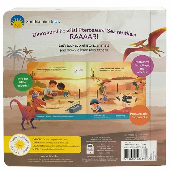 Wholesale 🎁 Unbranded Smithsonian Digging For Dinosaurs Deluxe Activity Book 😉 - Image 3