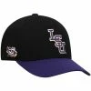 New 🥰 Unbranded Men's Top Of The World Black/Purple LSU Tigers Two-Tone Reflex Hybrid Tech Flex Hat 👏