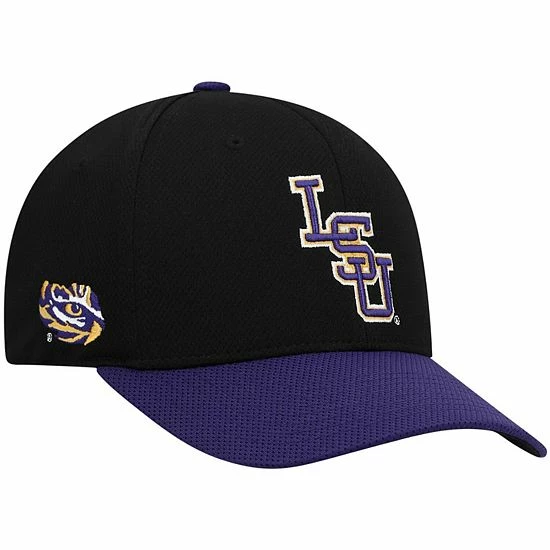 New ๐ฅฐ Unbranded Men's Top Of The World Black/Purple LSU Tigers Two-Tone Reflex Hybrid Tech Flex Hat ๐ - Image 2