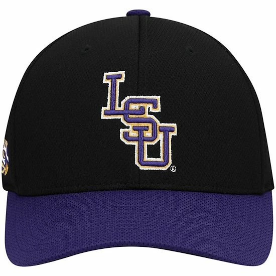 New ๐ฅฐ Unbranded Men's Top Of The World Black/Purple LSU Tigers Two-Tone Reflex Hybrid Tech Flex Hat ๐ - Image 3
