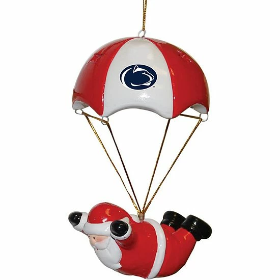 Promo ❤️ Unbranded Penn State Nittany Lions Skydiving Santa Ornament 💯