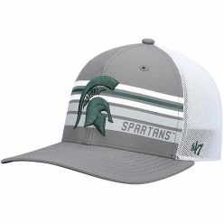 Outlet 🧨 Unbranded Men's '47 Gray Michigan State Spartans Altitude Trucker Snapback Hat ❤️