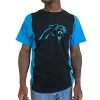 Best reviews of ✔️ Unbranded Men's Refried Apparel Black/Blue Carolina Panthers Sustainable Upcycled Split T-Shirt 🛒