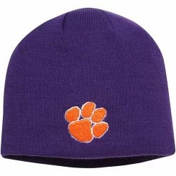 Promo 👍 Unbranded Men's Top Of The World Purple Clemson Tigers EZDOZIT Knit Beanie 🛒