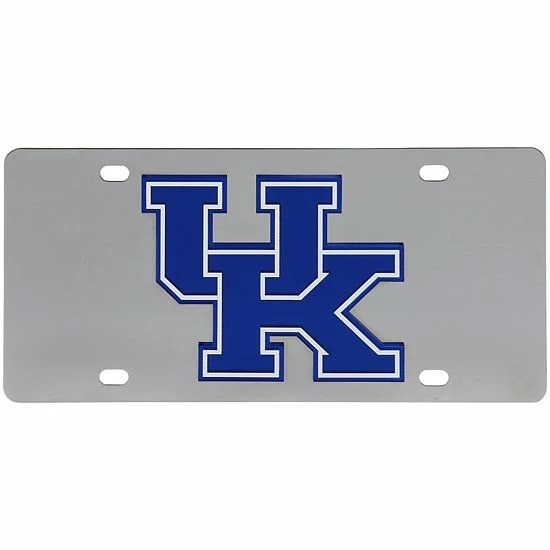 Promo โญ Unbranded Kentucky Wildcats Stainless Steel Laser-Cut Acrylic License Plate ๐