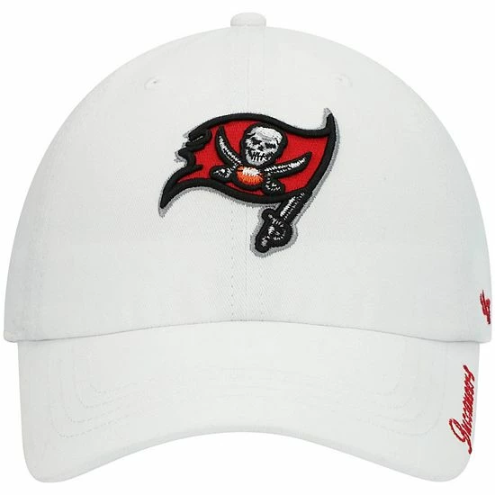 Budget ๐ Unbranded ๐ฉ Women's '47 White Tampa Bay Buccaneers Miata Clean Up Logo Adjustable Hat ๐ - Image 3