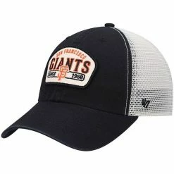 Outlet 👍 Unbranded Men's '47 Black San Francisco Giants Penwald Clean Up Trucker Snapback Hat 😉
