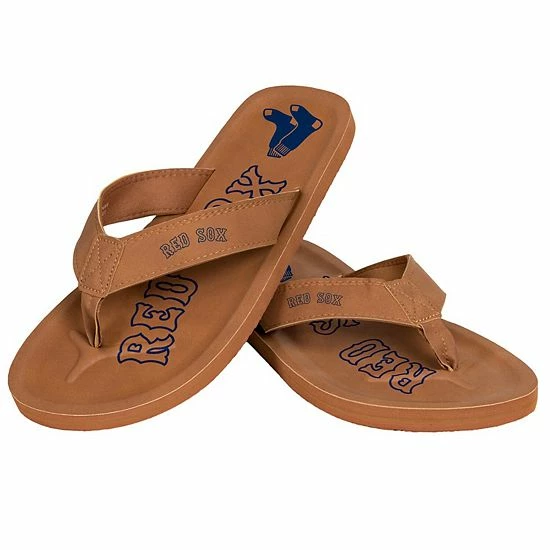 Buy ๐งจ Unbranded Men's FOCO Boston Red Sox Color Pop Flip Flop ๐ฉด Sandals ๐ - Image 3