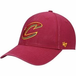 Best Sale 👍 Unbranded Men's '47 Wine Cleveland Cavaliers MVP Legend Adjustable Hat ❤️