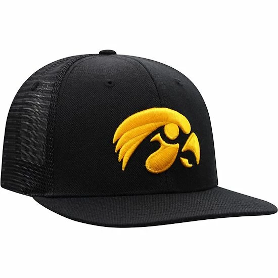 Best deal ๐ Unbranded Men's Top Of The World Black Iowa Hawkeyes Classic Blackout Snapback Hat โญ - Image 4