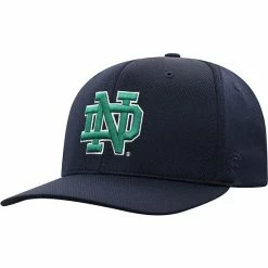 Outlet 😉 Unbranded Men's Top Of The World Navy Notre Dame Fighting Irish Reflex Logo Flex Hat 🎁