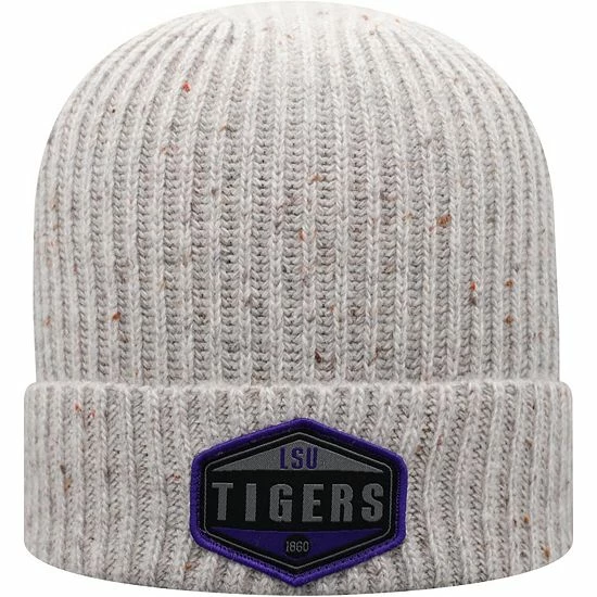 Best deal 👏 Unbranded Men's Top Of The World Gray LSU Tigers Alp Cuffed Knit Hat 🥰 - Image 2