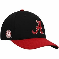 Top 10 🤩 Unbranded Men's Top Of The World Black/Crimson Alabama Crimson Tide Two-Tone Reflex Hybrid Tech Flex Hat 😀