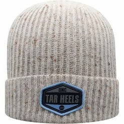 Wholesale ⭐ Unbranded Men's Top Of The World Gray North Carolina Tar 👠 Heels Alp Cuffed Knit Hat 🌟