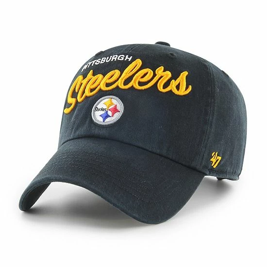 Coupon ๐ฅ Unbranded ๐ฉ Women's '47 Black Pittsburgh Steelers Phoebe Clean Up Adjustable Hat ๐ - Image 2