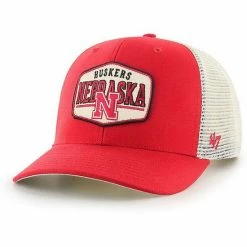Deals ❤️ Unbranded Men's '47 Scarlet Nebraska Huskers Shumay MVP Trucker Snapback Hat ⭐