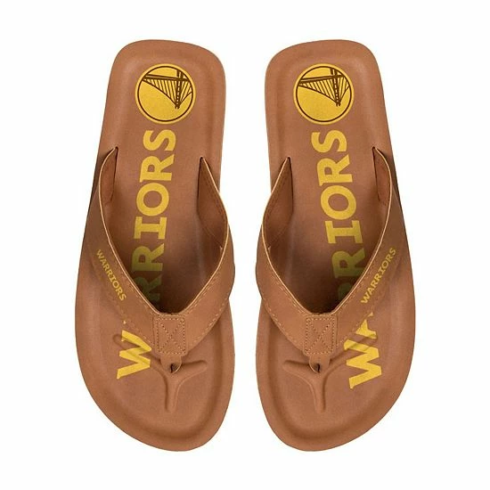 Deals ✔️ Unbranded Men's FOCO Golden State Warriors Color Pop Flip-Flop 🩴 Sandals 👏 - Image 3