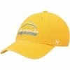 Wholesale 😀 Unbranded Men's '47 Gold Los Angeles Chargers Secondary Clean Up Adjustable Hat 👏